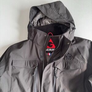 Gerry NWOT Men's XL Insulated Ski Jacket Gray Waterproof Snow Winter Hooded Coat